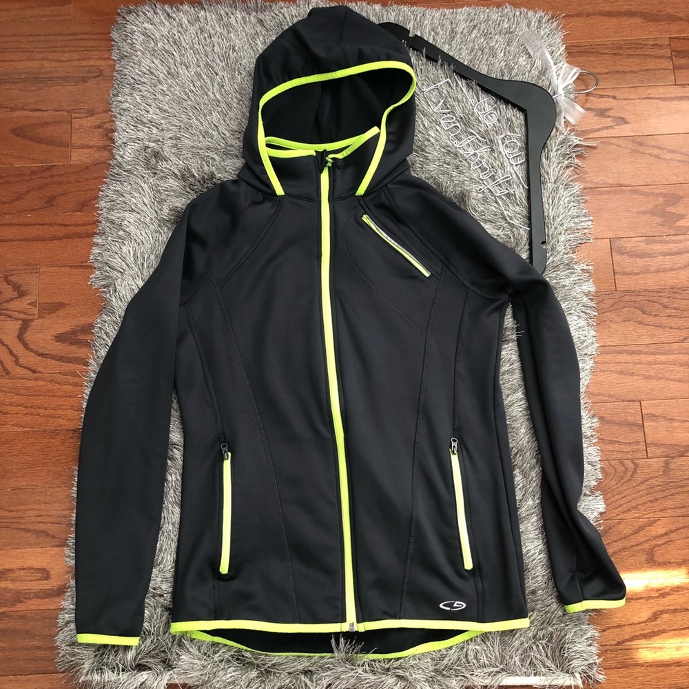 Champion Small Gray Zip Up Sweatshirt Hoodie